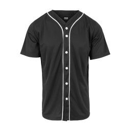 Baseball mesh jersey blk/wht