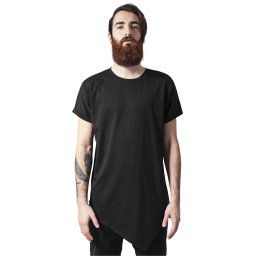 Asymmetrical long black t-shirt