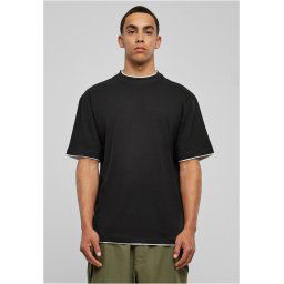 Contrasting high shirt blk/wht