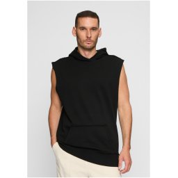 Open Edge Sleeveless Hoody Black