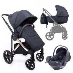 Bebi Kolica Luxe "Motto" crna 3u1 Jungle