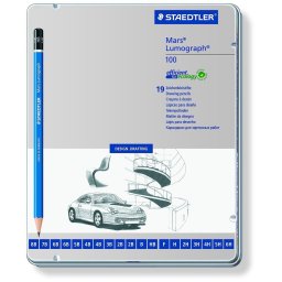 Staedtler Mars Lumograph 1/19 metalna kutija