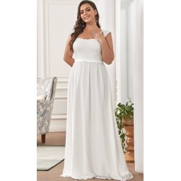 Duga haljina za punije dame za vencanje