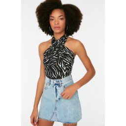 Ženski crop top Trendyol Patterned