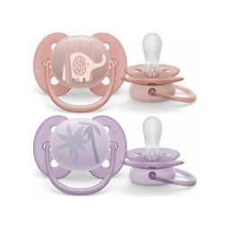 Philips avent varalica ultra soft 0-6m - girl (2kom) ( SCF091/09 )