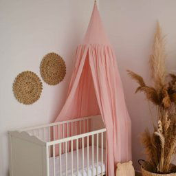 Muslin baldahin za krevetac roze ( TNC_H6WJ1R_0105455 )