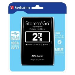 Verbatim 2TB Store 'n' Go 2.5" USB3.0 prenosni HDD crni ( EHV53177 )