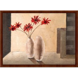 Crveni buket, uramljena slika, 60x90cm