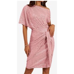 Haljine za novu godinu puder roze
