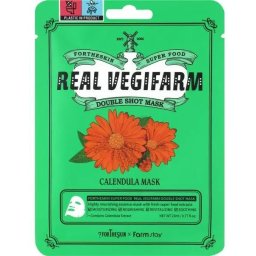 Fortheskin Super Food Real Vegifarm Double Shot Mask - Calendula