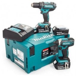 MAKITA DLX2127TJ1 SET AKU (DDF482+DTD152+BL1850Bx3+DC18RC)