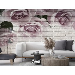 Foto tapet Lila Ruze Tapet412