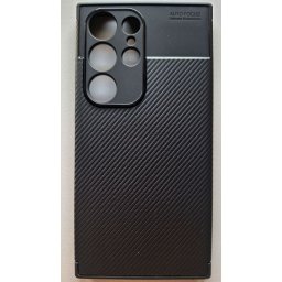 TPU maska CARBON za SAMSUNG SM-S928B, Galaxy S24 Ultra 2024 (6.8") crna