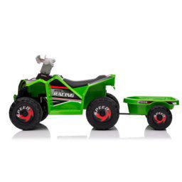 Auto sa prikolicom na baterije atv zeleni ( TS-039AT-ZE )