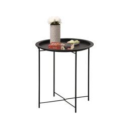 Kesper ksp24661 sto pomoćni okrugli crni 40cm