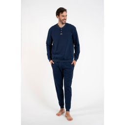 Men's Leader tracksuit, long sleeves, long pants - dark blue