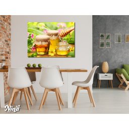 Moderne slike na platnu za kuhinje Tegle meda ms085