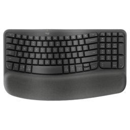 Logitech wave keys US crna tastatura