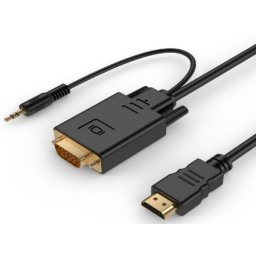 HDMI na VGA adapter + audio Gembird A-HDMI-VGA-03-6, kabl 1,8m