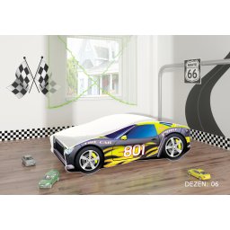 KREVET ZA DECU AUTOMOBIL 140X70 CM 06