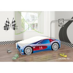 KREVET ZA DECU AUTOMOBIL 160X80 CM 02