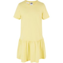 Valance Tee Dress for Girls - Yellow