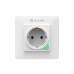 Tellur SMART WIFI zidna utičnica AC 16A 2400W bela ( 400-0030 )