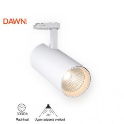 LED REFLEKTOR ŠINSKI JM-4069 20W 4000K 36° BELI TROFAZNI