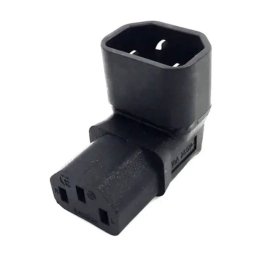 Adapter napojni C14 M-C13 F ugaoni 90