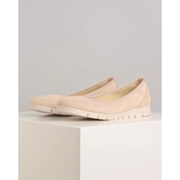 Kožne ženske baletanke 52094-7 roze