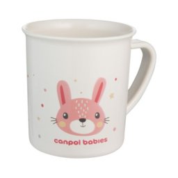 Canpol babies solja 4/413 cute animals sa drskama 170ml- pink ( 4/413_pin2 )