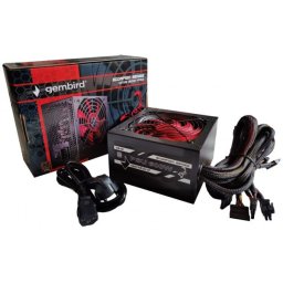 GMB-600-PRO Gembird napajanje 600W 80+BRONZE, PFC,12cm FAN, 20+4pin, 2x4pin,2x 6+2pin, 5xSATA