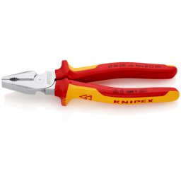 Knipex kombinovana klešta izolovana 1000V VDE 200mm ( 02 06 200 )