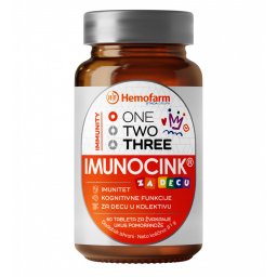ONE TWO THREE Imunocink za decu 60 tableta za žvakanje