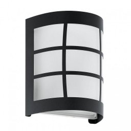 SPOLJNA ZIDNA LAMPA CERNO E27 EGLO 75313