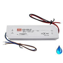 LED NAPAJANJE VODOOTPORNO LPV 100W 12V IP67 MEAN WELL