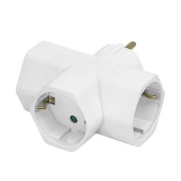STRUJNI RAZVODNIK-RAZDELNIK T 3 UTICNICE 16A BELI