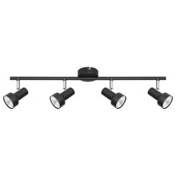 SPOT LAMPA 4XGU10 KONRAD 5325 CRNI RABALUX