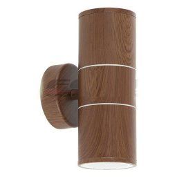 SPOLJNA ZIDNA LAMPA 2XGU10 MAHAGONI S4619 CORMEL