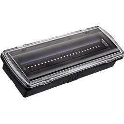 LED PANIK LAMPA NADGRADNA 3W CW 24LED M650L CRNA MITEA