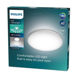 LED PLAFONJERA 17W NW 4000K PRIRODNO BELA MOIRE PHILIPS