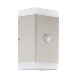 SPOLJNA ZIDNA LAMPA SA SENZOROM POKRETA 2XGU10 CARPINERA 75546 EGLO