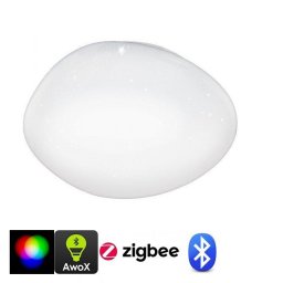 LED PLAFONJERA 3x11W CCT RGB SILERAS 900129 EGLO