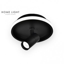 LED PLAFONJERA 12W WW 3000K TOPLO BELA VESTA 477 CRNA BBLINK