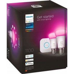 PHILIPS HUE STARTER SET 2XE27 RGB+WHITE LED SMART SIJALICE I BRIDGE