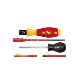 Wiha podesivi moment odvijač torque vario-S električarski PlusMinus / Pozidriv varijabilno podesivi obrtni moment, 5 delova ( W 38074 )