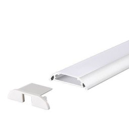 NADGRADNI SET DUPLI ALUPROFIL ZA LED TRAKE SA DIFUZOROM 2M
