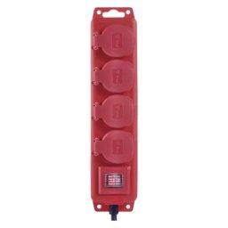 Emos kablovi profi kabl produžni gumeni vodootporan sa prekidačem 5m/4r p14251 ( 3131 )