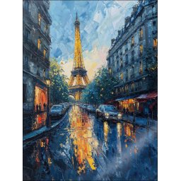 Pariz, uramljena slika 40x50cm i 50x70cm