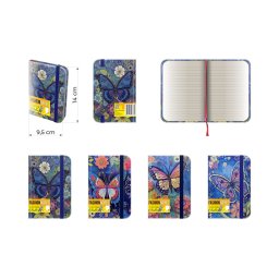 NOTES FASHION BUTTERFLY A6 TP LINIJE DISPLAY 1/12